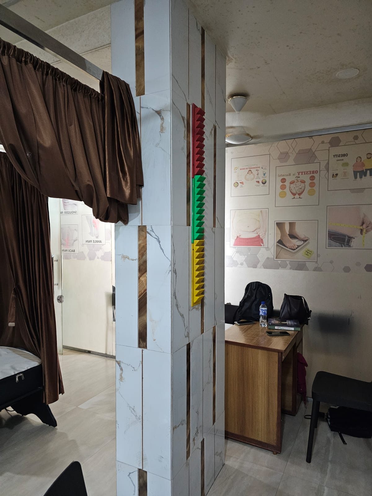 Interior overview of Mahadev Health Care Center