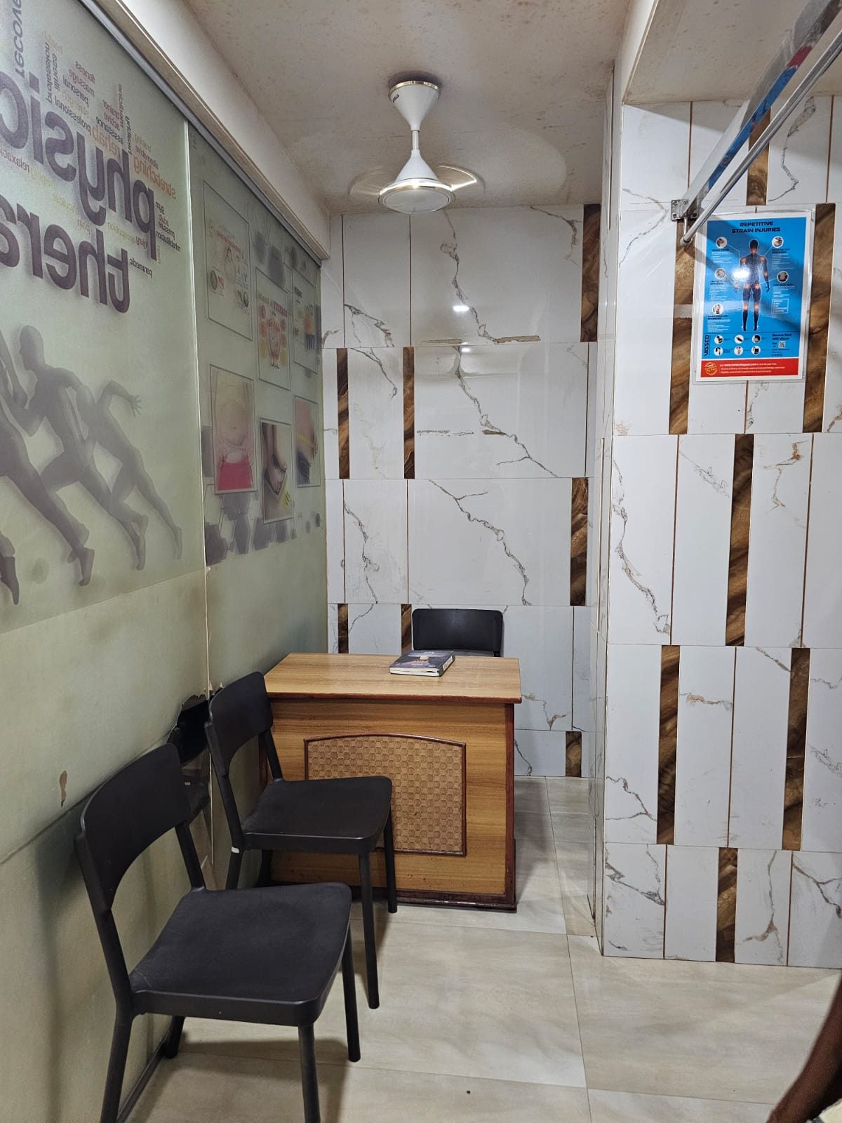 Consultation and assessment area at Mahadev Health Care Center